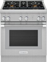 Thermador - ProHarmony 4.4 Cu. Ft. Freestanding Gas Convection Range with ExtraLow Select Burners - Stainless Steel - Front_Zoom
