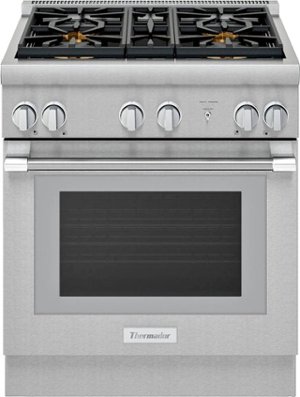 Thermador - ProHarmony 4.4 Cu. Ft. Freestanding Gas Convection Range with ExtraLow Select Burners - Stainless Steel