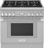Thermador - 5.0 Cu. Ft. Freestanding Gas Convection Range - Front_Standard