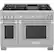 Front. Thermador - ProGrand 7.9 Cu. Ft. Freestanding Double Oven Gas Convection Range with Self-Cleaning – Liquid Propane Convertible - Stainless Steel.