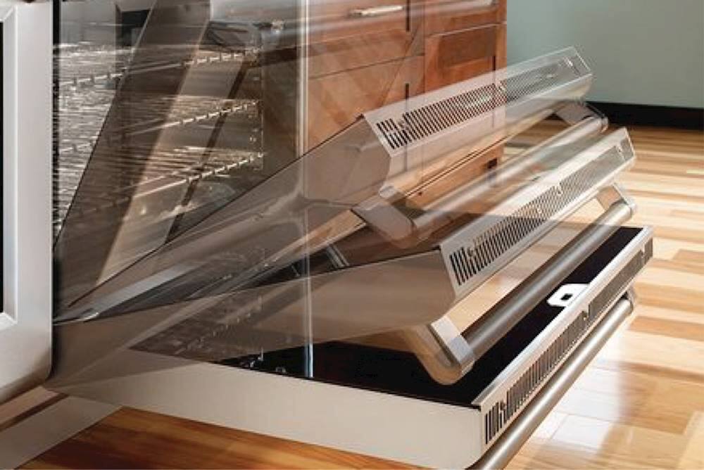 Alt View 20. Thermador - ProHarmony 6.6 Cu. Ft. Freestanding Double Oven Gas Convection Range – Liquid Propane Convertible - Stainless Steel.