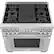 Alt View 11. Thermador - ProGrand 5.7 Cu. Ft. Self-Cleaning Freestanding Dual Fuel Convection Range - Liquid Propane Convertible - Stainless Steel.