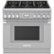 Front Zoom. Thermador - ProHarmony 5 Cu. Ft. Freestanding Dual Fuel Convection Range with Self-Cleaning and 6 Star Burners - Stainless steel.