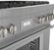 Alt View Zoom 14. Thermador - ProHarmony 5 Cu. Ft. Freestanding Dual Fuel Convection Range with Self-Cleaning and 6 Star Burners - Stainless steel.