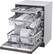 Alt View 19. LG - 24" Top Control Built-In Dishwasher with TrueSteam and Third Rack - Black Stainless Steel.