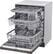 Alt View 20. LG - 24" Top Control Built-In Dishwasher with TrueSteam and Third Rack - Black Stainless Steel.
