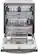 Alt View 18. LG - 24" Top Control Built-In Dishwasher with Stainless Steel Tub - Black Stainless Steel.