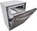 Alt View 27. LG - 24" Top Control Built-In Dishwasher with Stainless Steel Tub - Black Stainless Steel.