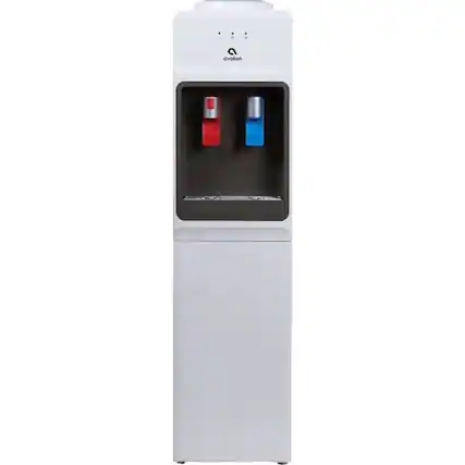 Front. Avalon - A1 Top Loading Bottled Water Cooler - White.