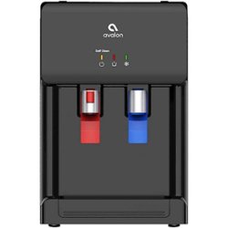 Avalon - A8 Countertop Bottleless Water Cooler - Black - Front_Zoom