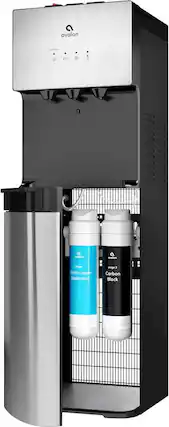 Angle. Avalon - A5 Bottleless Water Cooler - Gray.