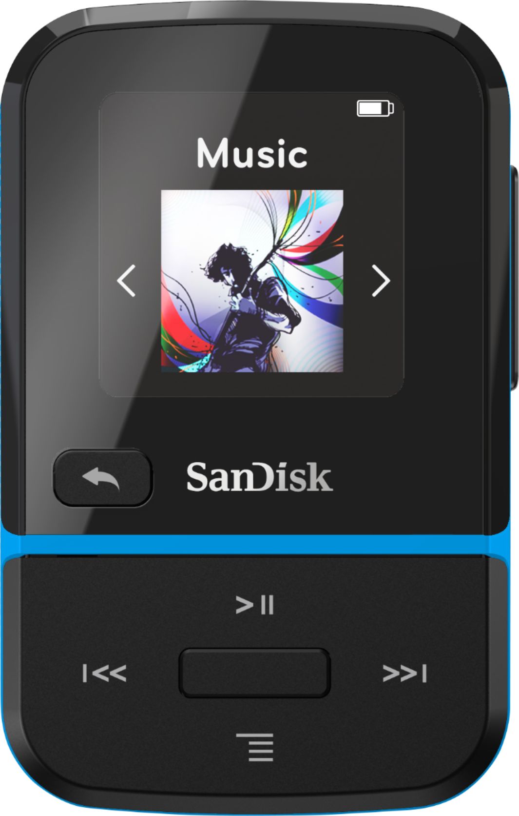 Sandisk Clip Sport Go 32gb Mp3 Player Blue Sdmx30 032g G46b Best Buy