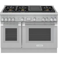 Thermador - Freestanding Double Oven Gas Convection Range - Front_Zoom