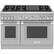 Front. Thermador - ProHarmony 6.6 Cu. Ft. Freestanding Double Oven Gas Convection Range – Liquid Propane Convertible - Stainless steel.