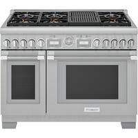 Thermador - Self-Cleaning Freestanding Double Oven Gas Convection Range - Front_Zoom