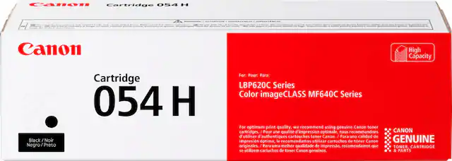 Front. Canon - 054 H XL High-Yield Toner Cartridge - Black.