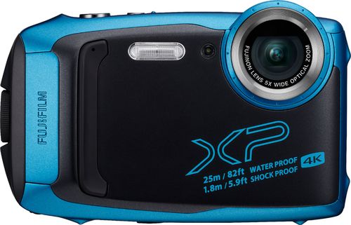 Fujifilm - FinePix XP140 16.4-Megapixel Waterproof Digital Camera - Sky Blue