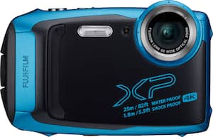 Fujifilm - FinePix XP140 16.4-Megapixel Waterproof Digital Camera - Sky Blue - Front_Zoom