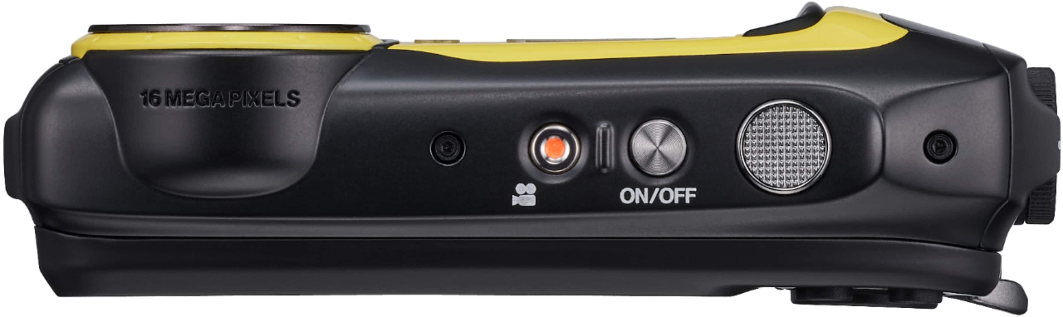 Top. Fujifilm - FinePix XP140 16.4-Megapixel Waterproof Digital Camera - Yellow.