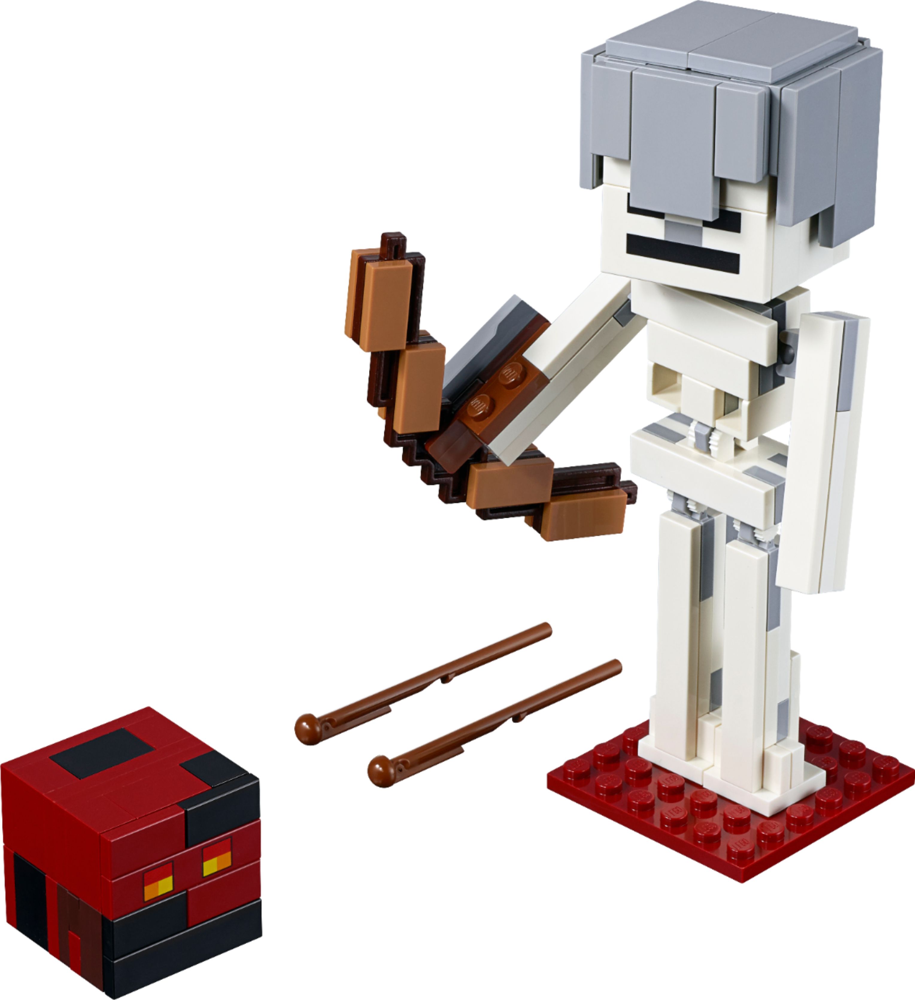 Best Buy Lego Minecraft Skeleton Bigfig With Magma Cube