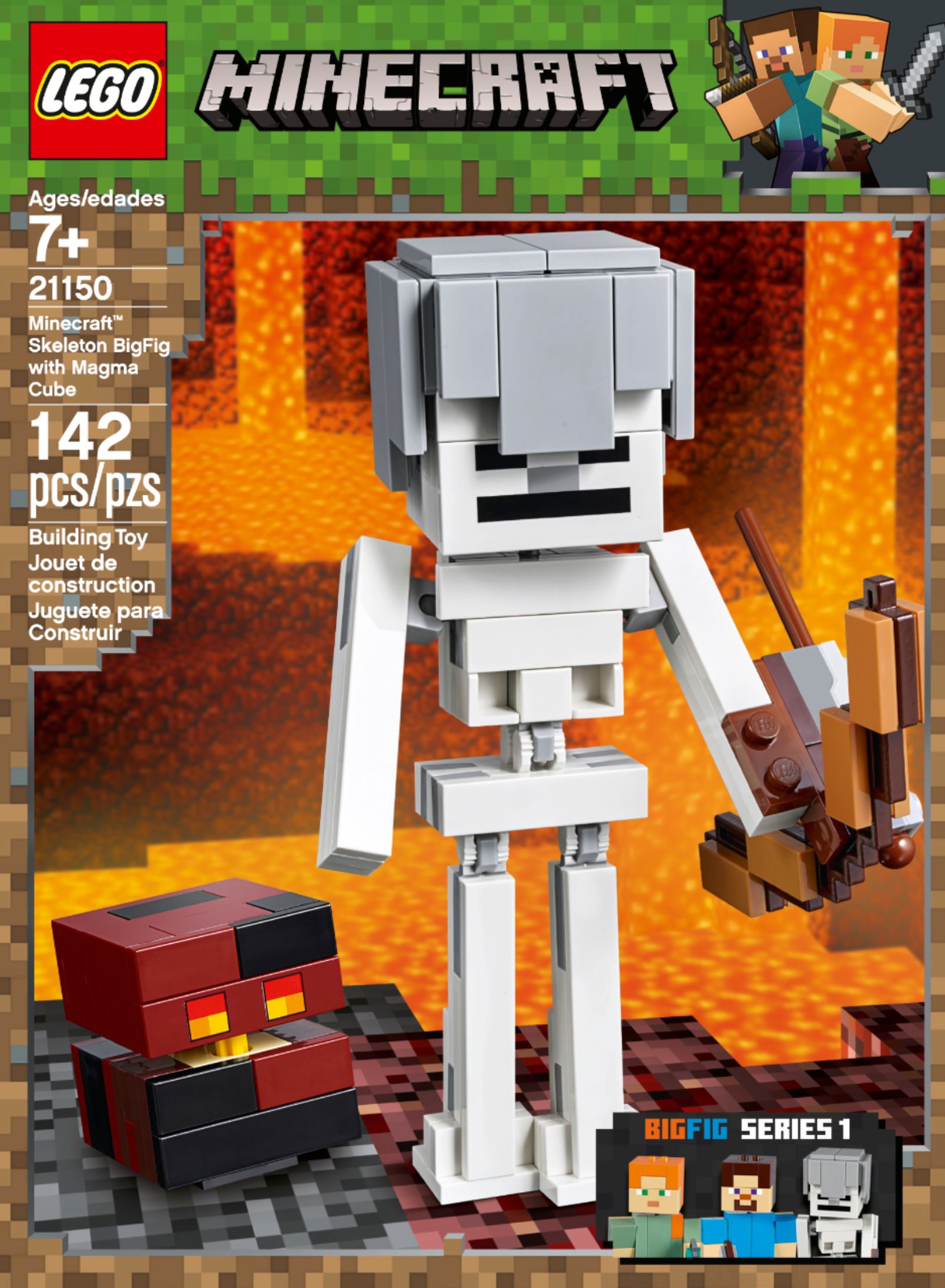 Best Buy: LEGO Minecraft Skeleton BigFig with Magma Cube 21150 6251776