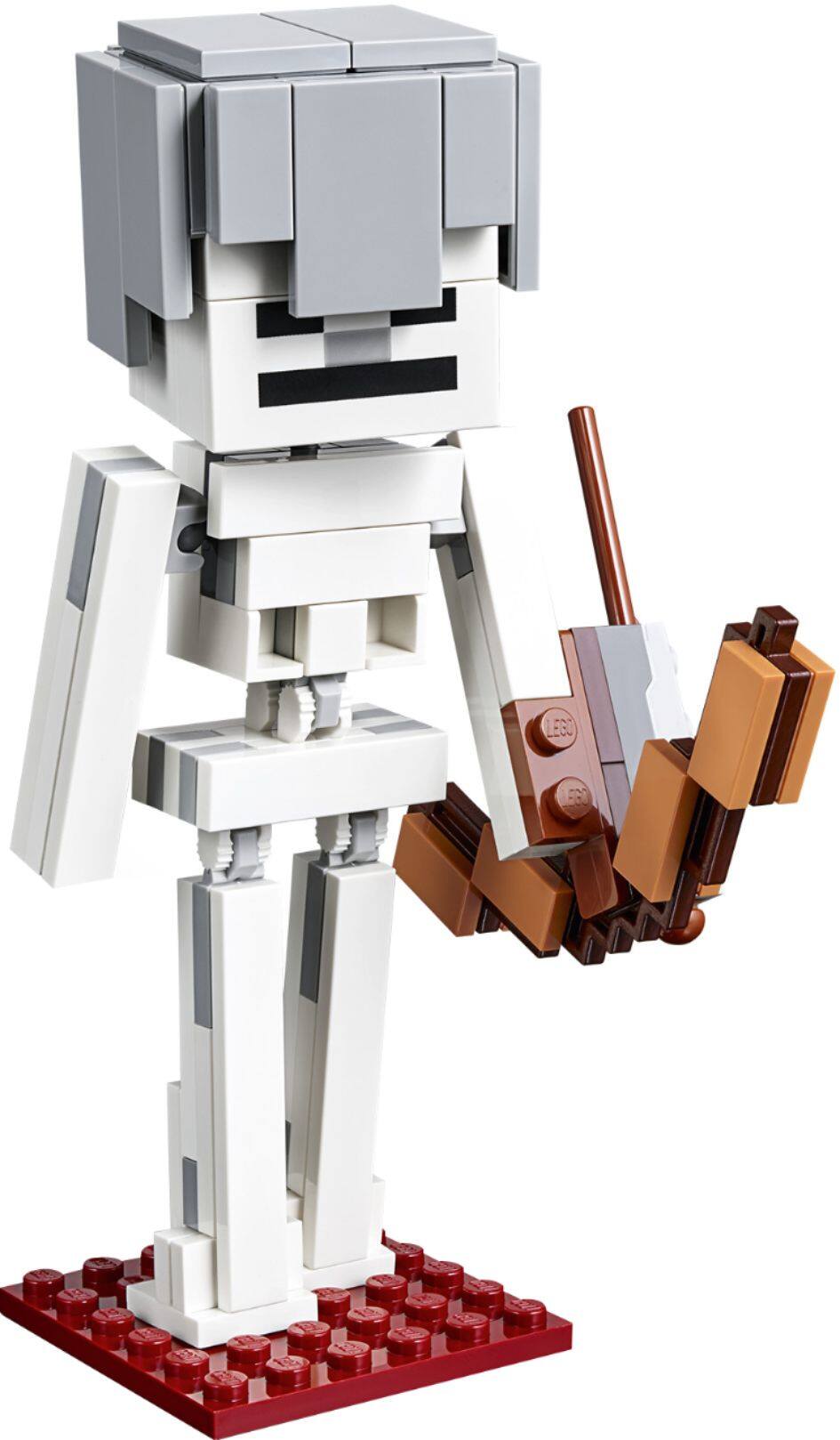 lego minecraft skeleton bigfig