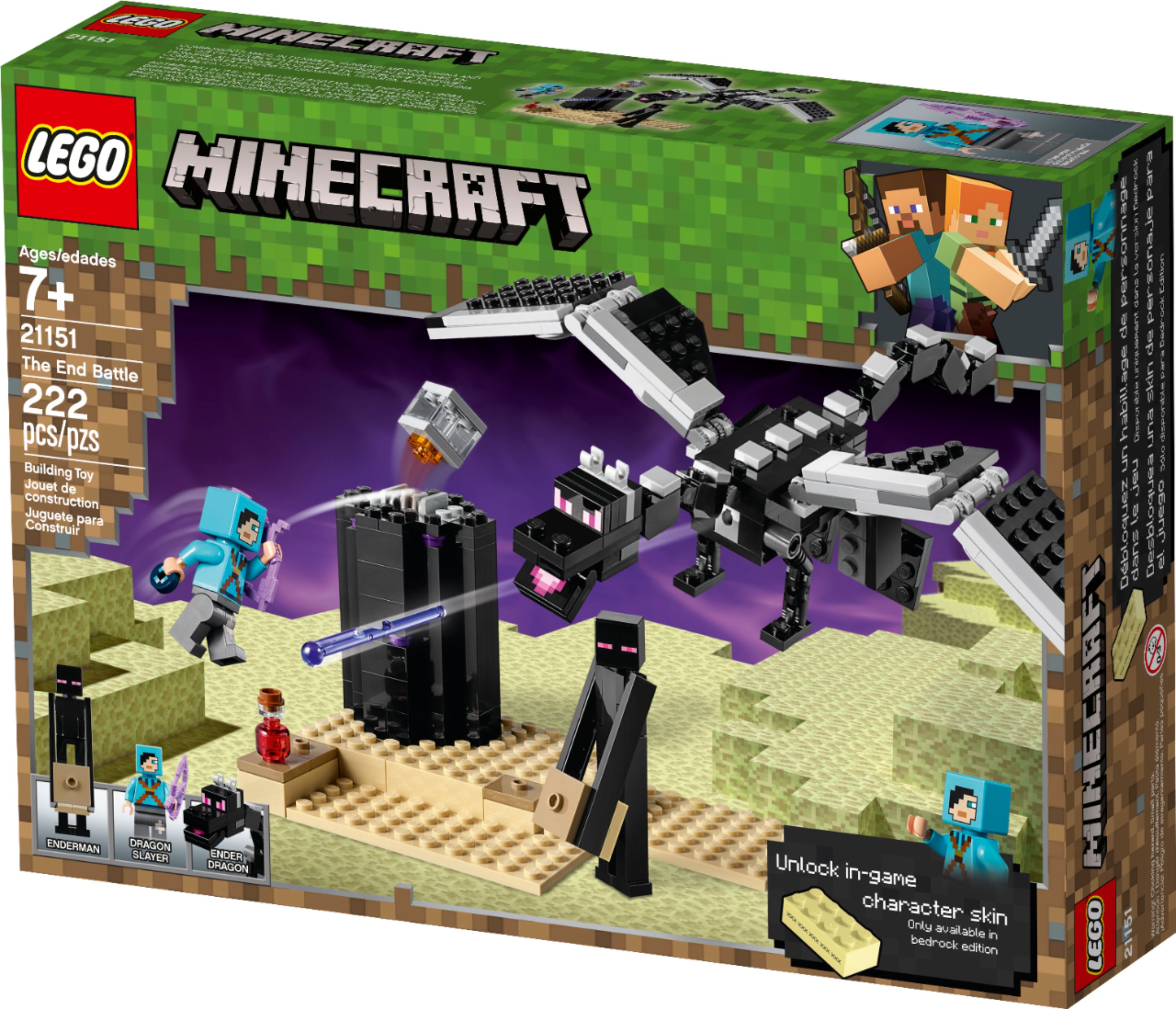 New Minecraft Lego Set!!! The End Battle!!