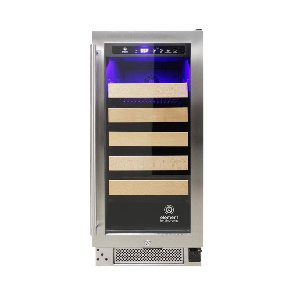 Best Buy Vinotemp Connoisseur Series 25Bottle Wine Cooler EL33WCST
