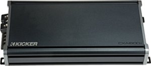 KICKER - CX 1800W Class D Digital Mono Amplifier with Variable Low-Pass Crossover - Black - Front_Zoom