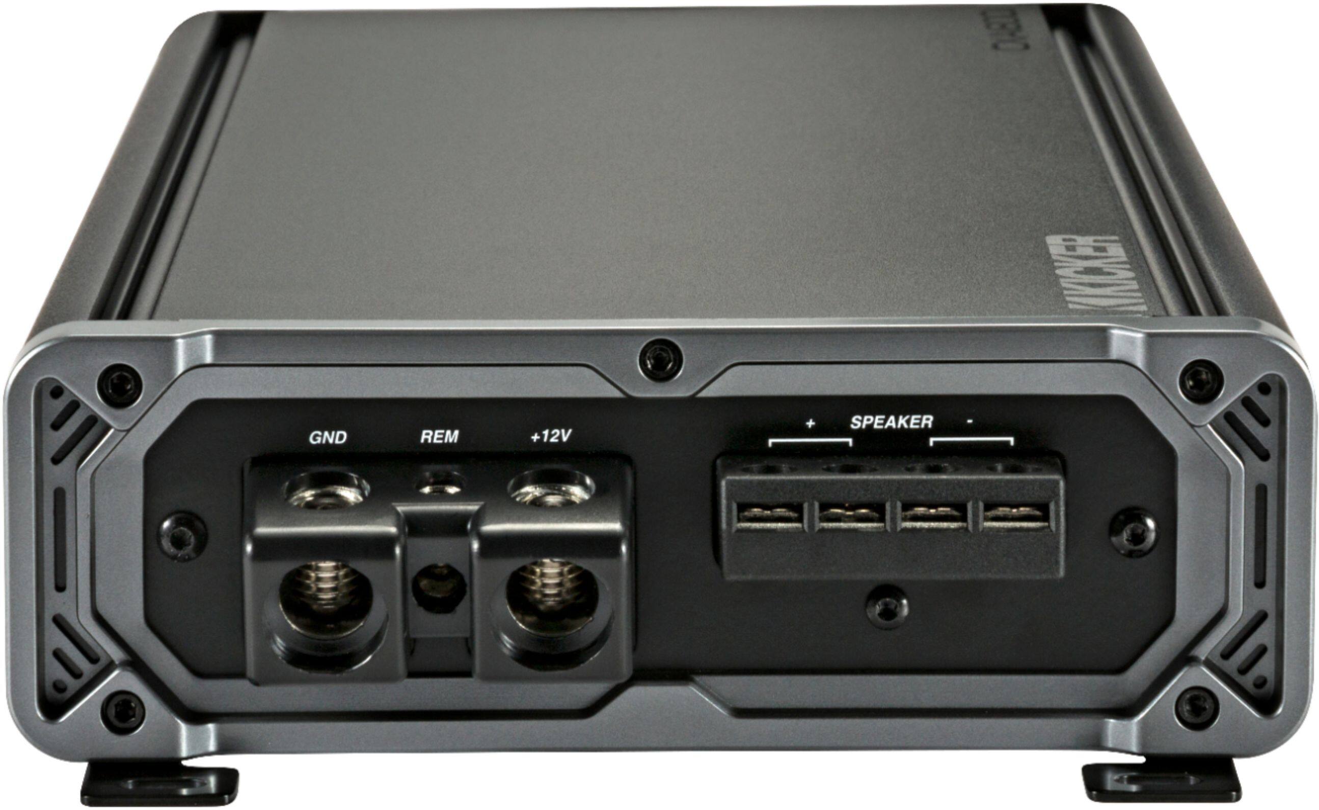 Alt View 11. KICKER - CX 1800W Class D Digital Mono Amplifier with Variable Low-Pass Crossover - Gray.