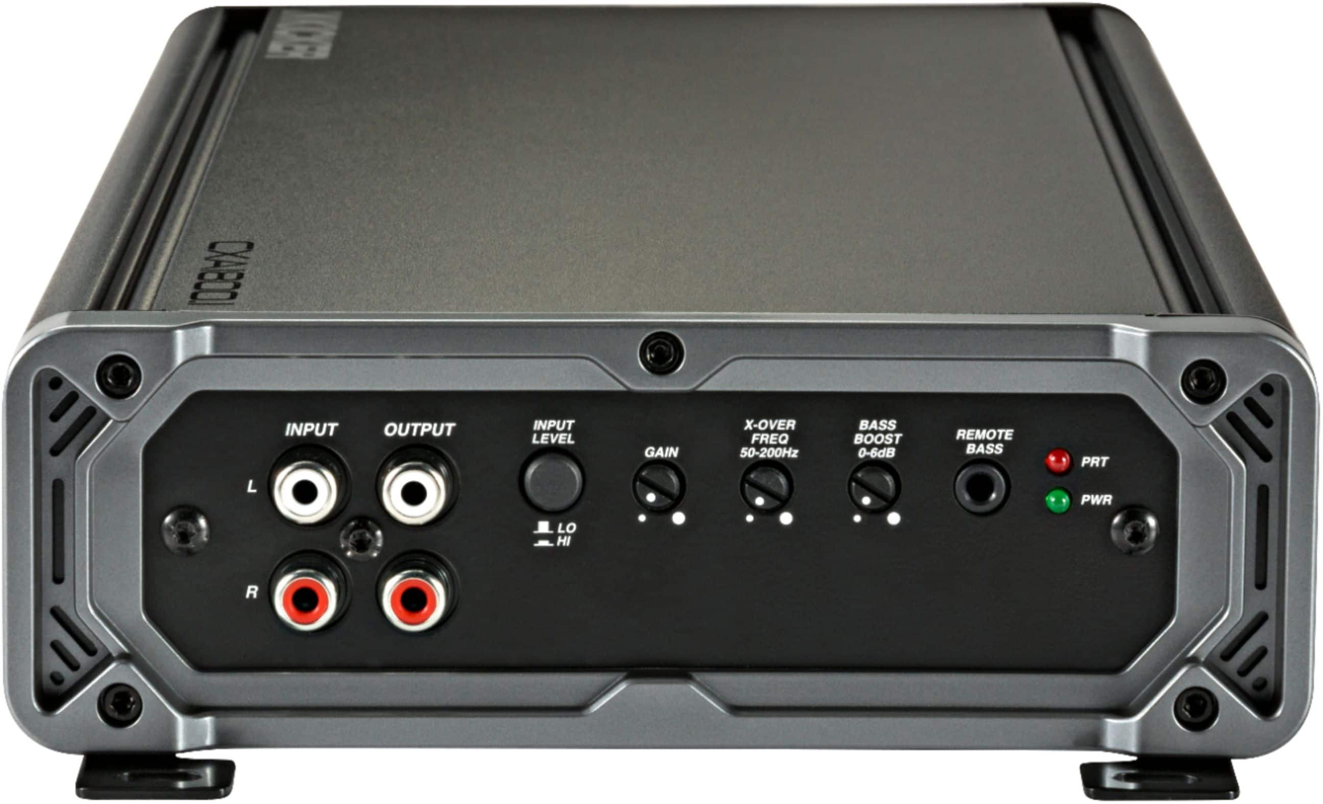 Alt View 12. KICKER - CX 1800W Class D Digital Mono Amplifier with Variable Low-Pass Crossover - Gray.