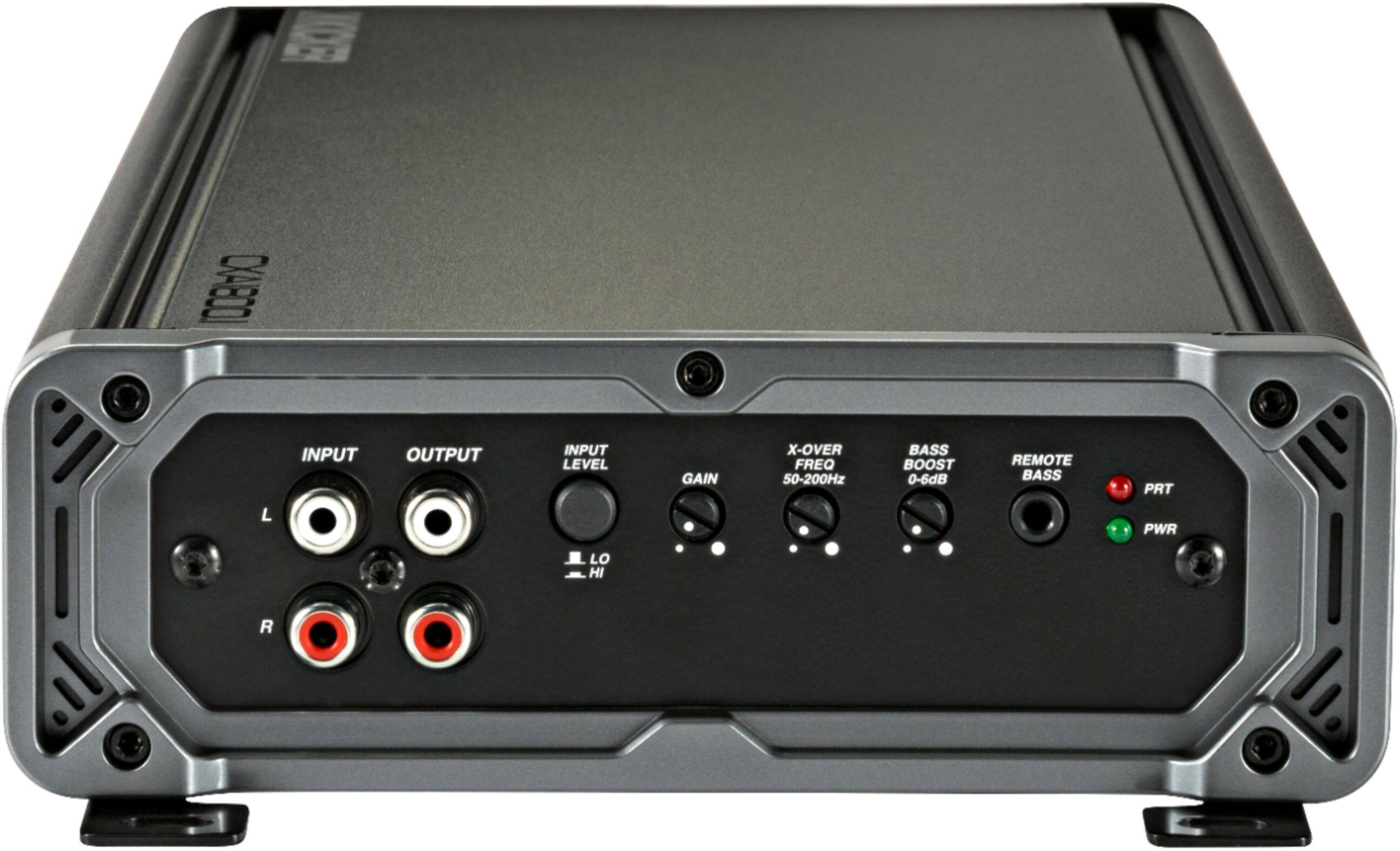 Alt View 12. KICKER - CX 1800W Class D Digital Mono Amplifier with Variable Low-Pass Crossover - Gray.