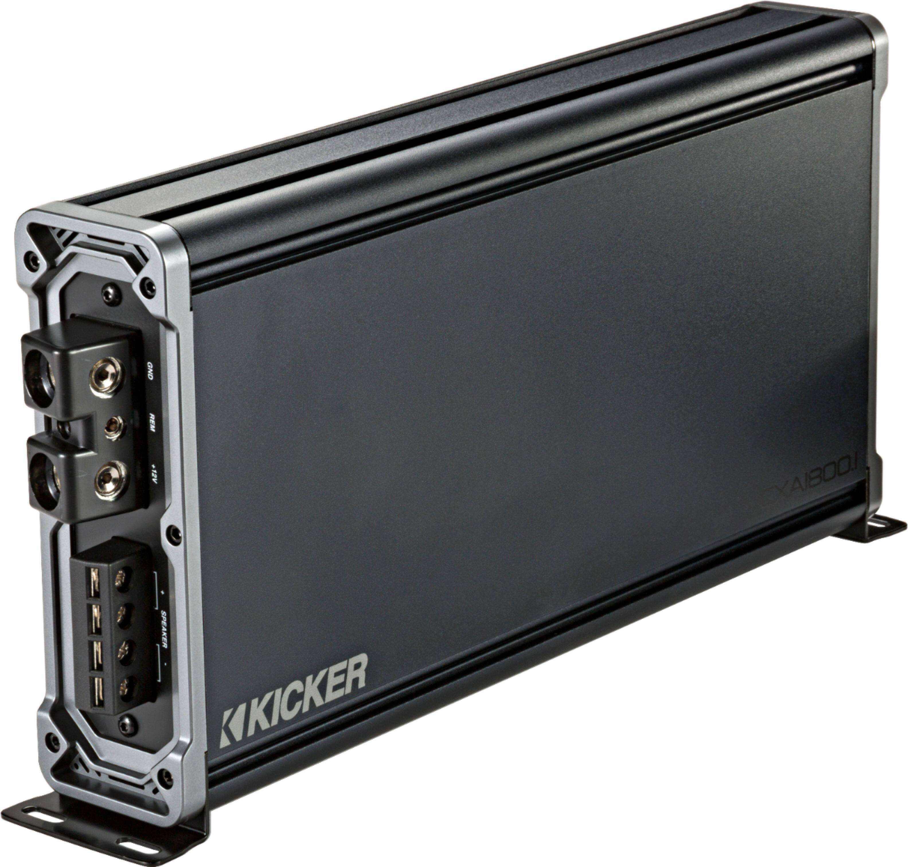 Alt View 14. KICKER - CX 1800W Class D Digital Mono Amplifier with Variable Low-Pass Crossover - Gray.