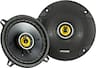 KICKER - CS Series 5-1/4" 2-Way Car Speakers with Polypropylene Cones (Pair) - Yellow/Black