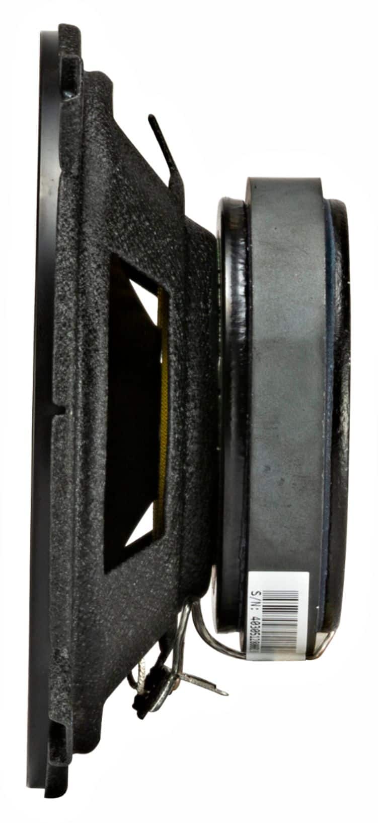 Alt View 16. KICKER - CS Series 5-1/4" 2-Way Car Speakers with Polypropylene Cones (Pair) - Yellow/Black.