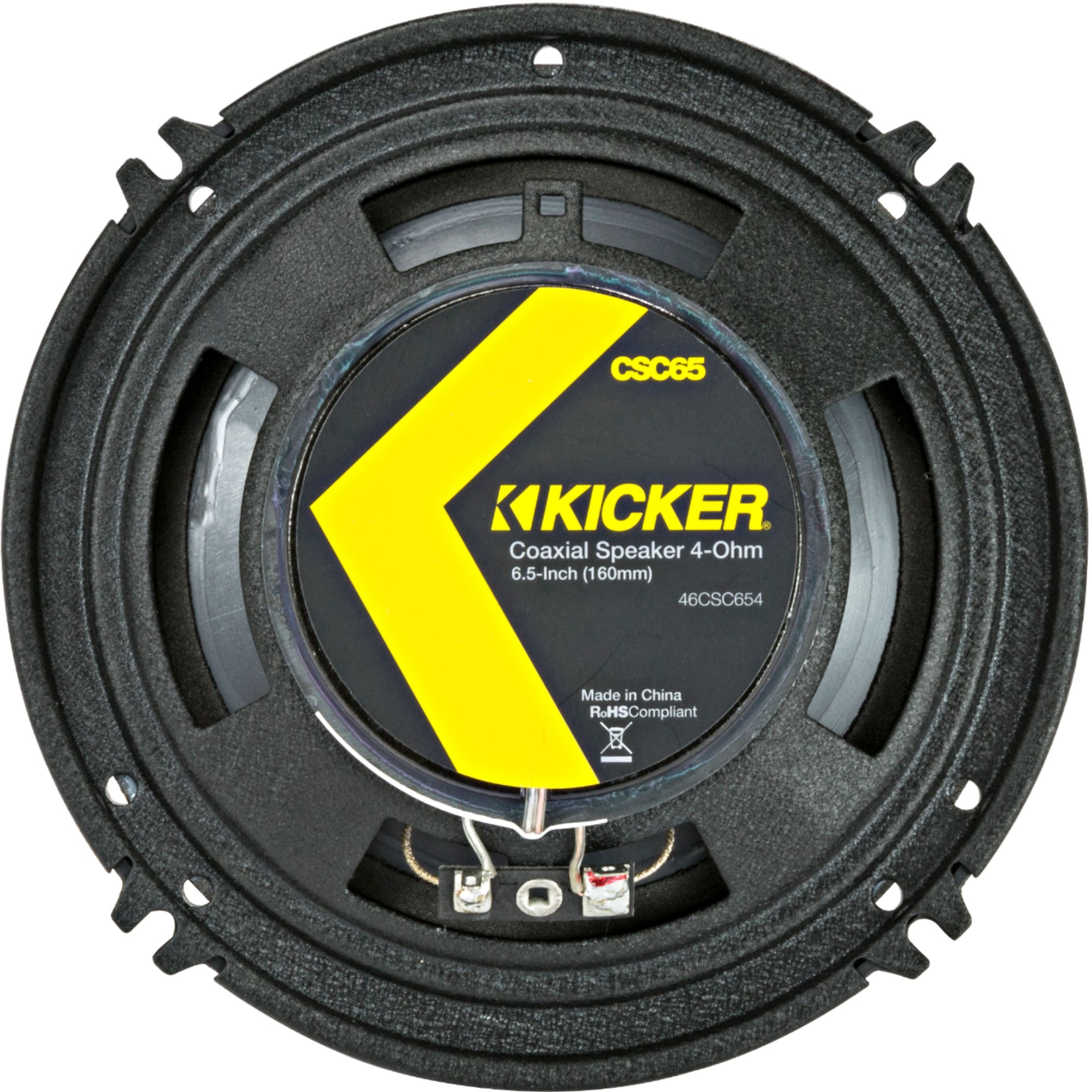 4) KICKER 46CSC654 CSC65 6.5 600w 4-Ohm Car Audio Coaxial