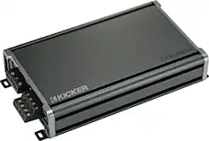 Angle. KICKER - CX 360W Class AB Bridgeable Multichannel Amplifier with Variable Crossovers - Black.