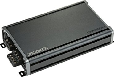KICKER - CX 360W Class AB Bridgeable Multichannel Amplifier with Variable Crossovers - Black - Angle_Zoom