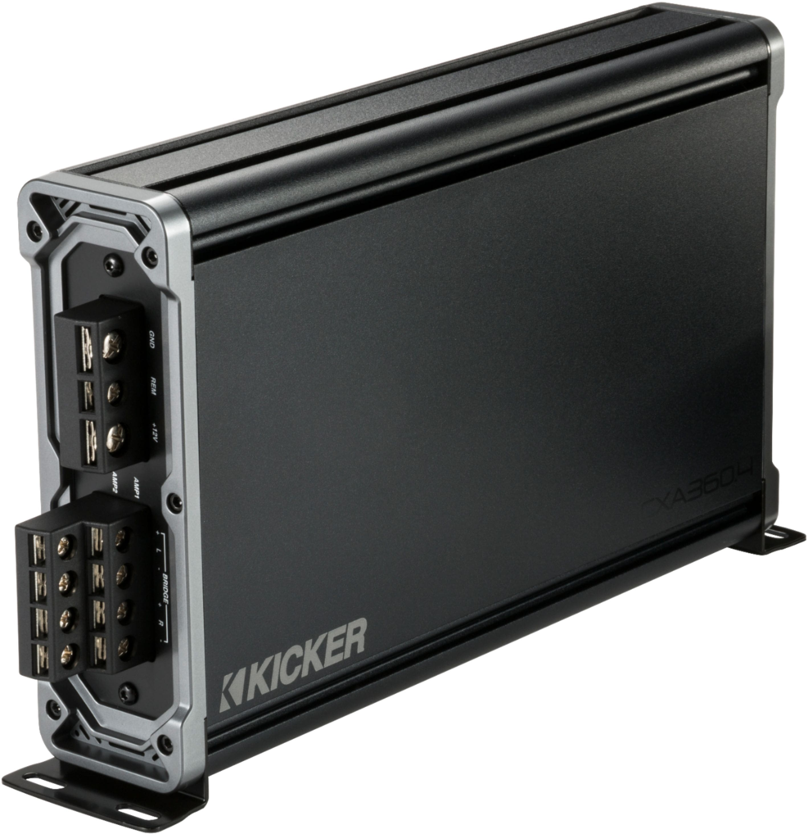 Alt View 12. KICKER - CX 360W Class AB Bridgeable Multichannel Amplifier with Variable Crossovers - Black.
