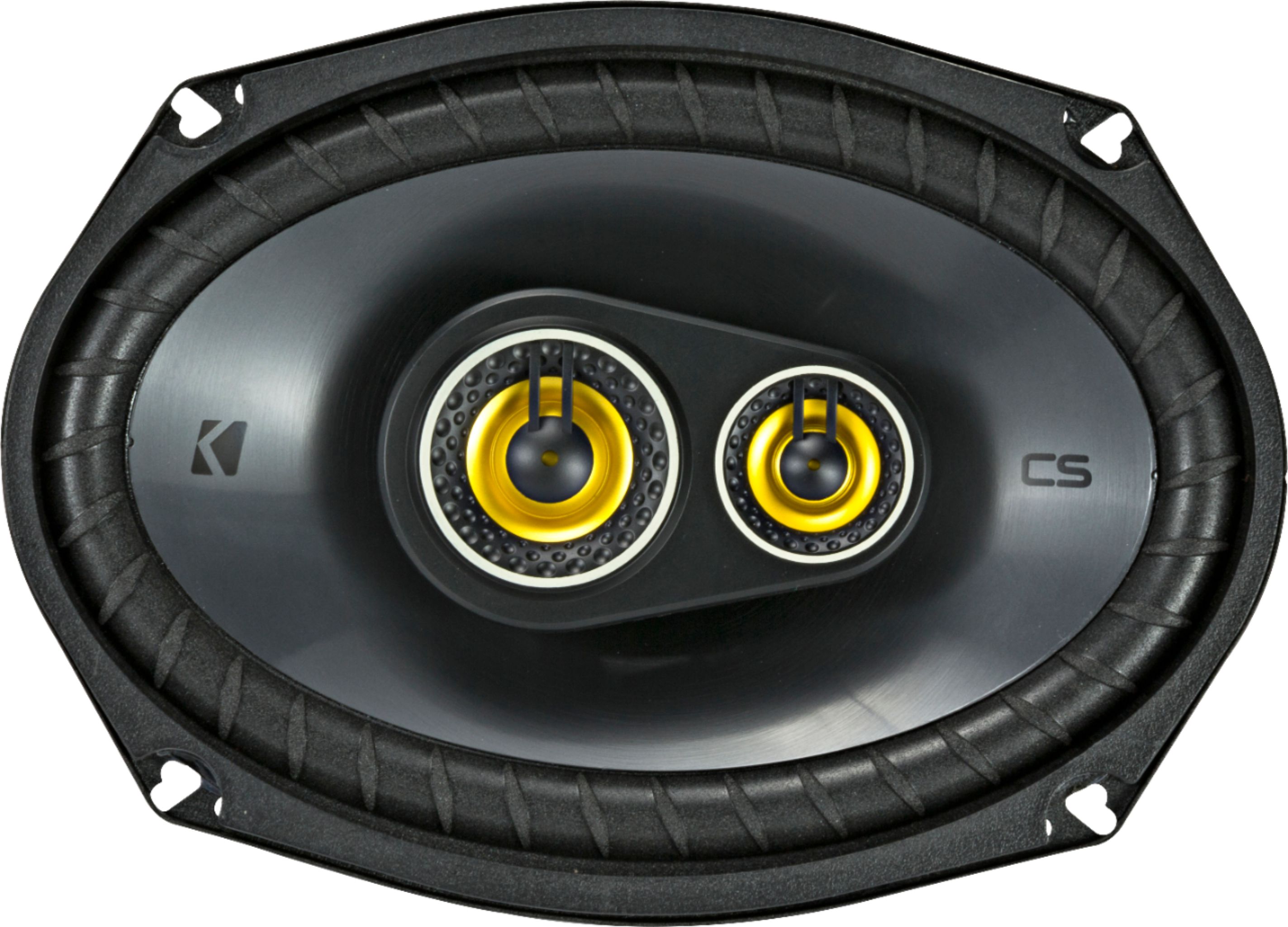 afschaffen marathon Stoffelijk overschot KICKER CS Series 6" x 9" 3-Way Car Speakers with Polypropylene Cones (Pair)  Yellow/Black 46CSC6934 - Best Buy