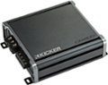 Angle Zoom. KICKER - CX 800W Class D Digital Mono Amplifier with Variable Low-Pass Crossover - Gray.