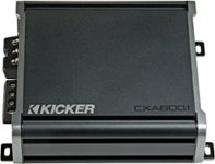 Front. KICKER - CX 800W Class D Digital Mono Amplifier with Variable Low-Pass Crossover - Gray.