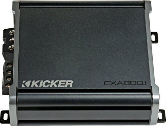 Front Zoom. KICKER - CX 800W Class D Digital Mono Amplifier with Variable Low-Pass Crossover - Black.