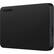 Front. Toshiba - Canvio Basics 2TB External USB 3.0 Portable Hard Drive - Black.