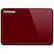 Front. Toshiba - Canvio Advance 4TB External USB 3.0 Portable Hard Drive - Red.
