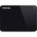 Front. Toshiba - Canvio Advance 4TB External USB 3.0 Portable Hard Drive - Black.