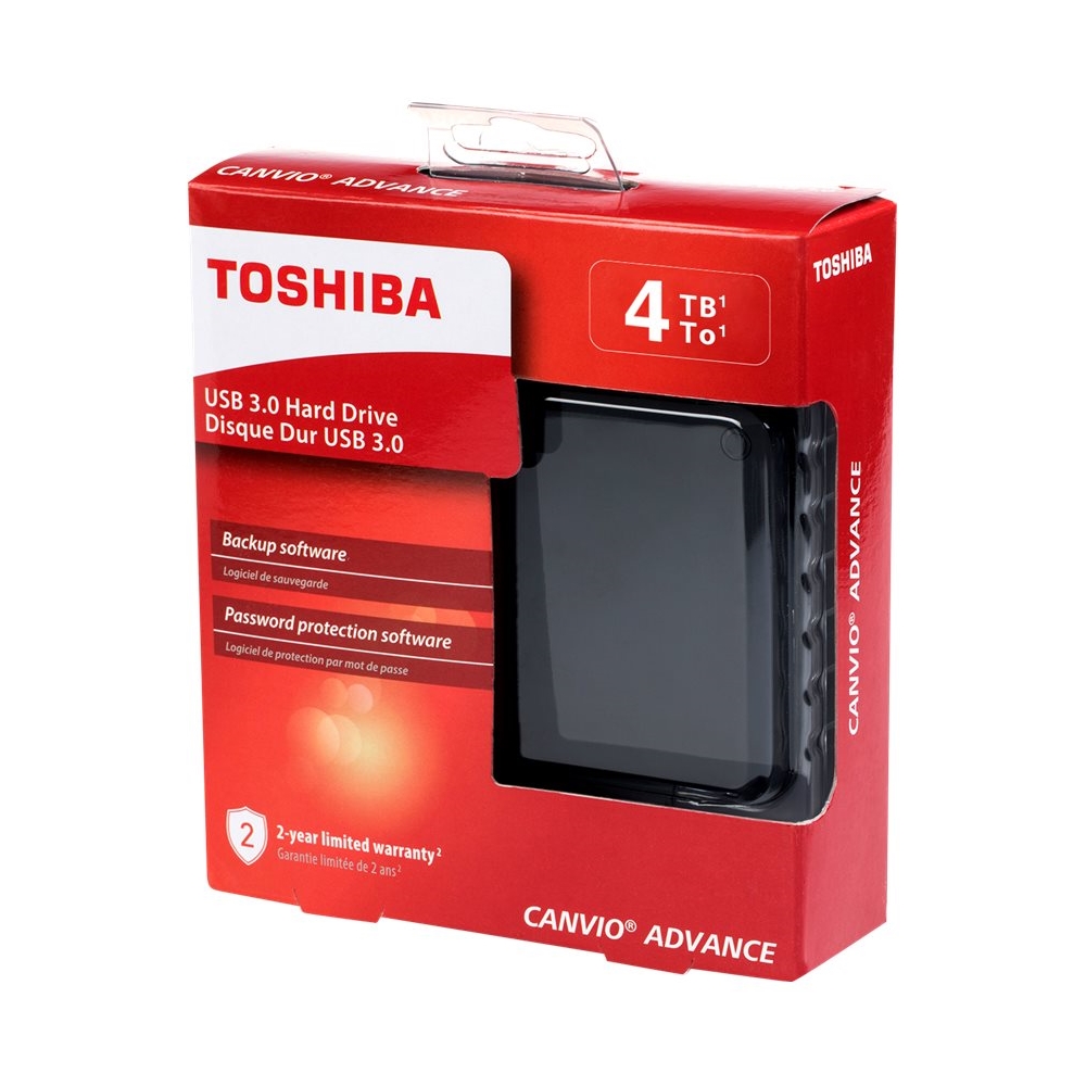 Toshiba Canvio Advance 4TB Portable Hard Drive - External Hard