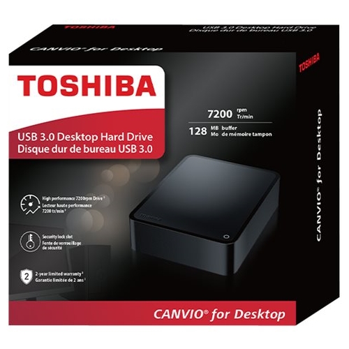 Toshiba - Disque dur externe Canvio Partner 1 To - Adaptateur et