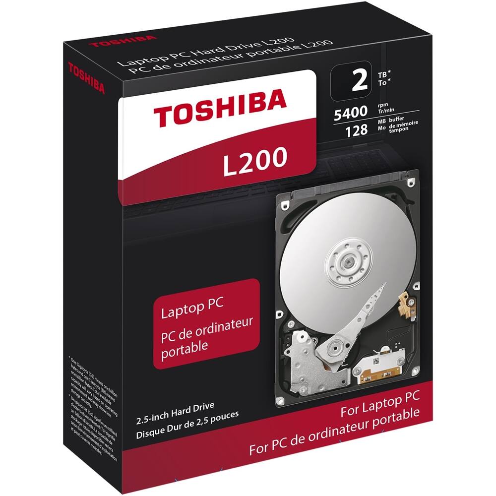 Alt View 11. Toshiba - L200 2TB Internal SATA Hard Drive for Laptops with Advanced Format Technology - Silver.