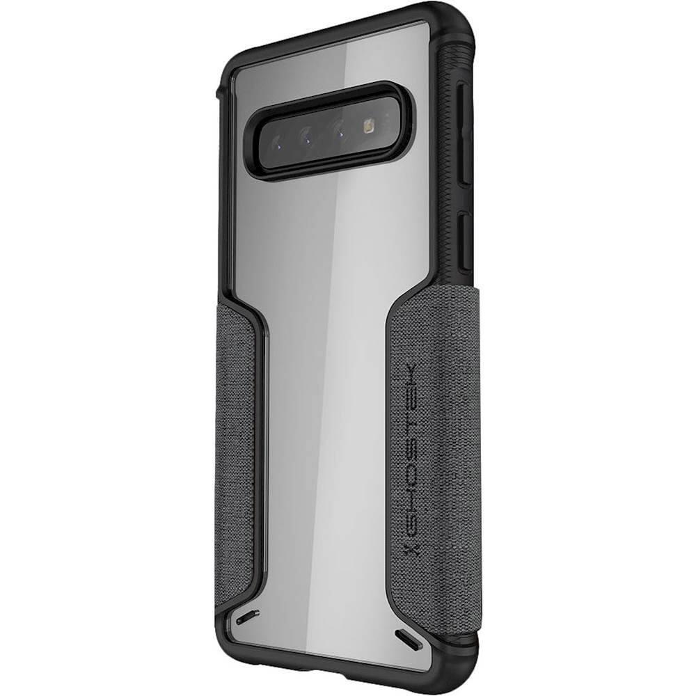 Front. Ghostek - Exec³ Case for Samsung Galaxy S10 - Gray.